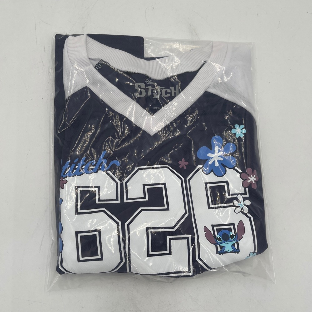NEW!! Disney Lilo and Stitch Sports Jersey #626 Blue and White - Size: XL - Picture 6 of 6